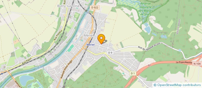 localisation de l'entreprise MONSIEUR GUY GROCHOWSKI  MERIEL