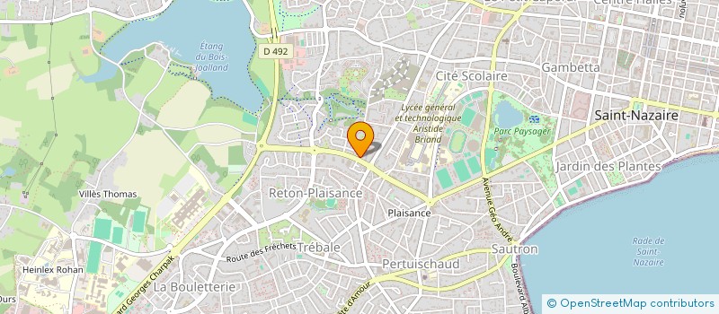 localisation de l'entreprise MONSIEUR GUY GROSEIL  SAINT-NAZAIRE