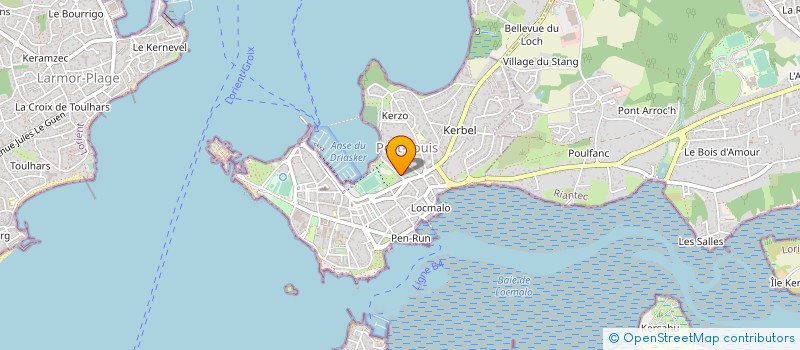 localisation de l'entreprise MONSIEUR GUY GUEGAN  PORT-LOUIS