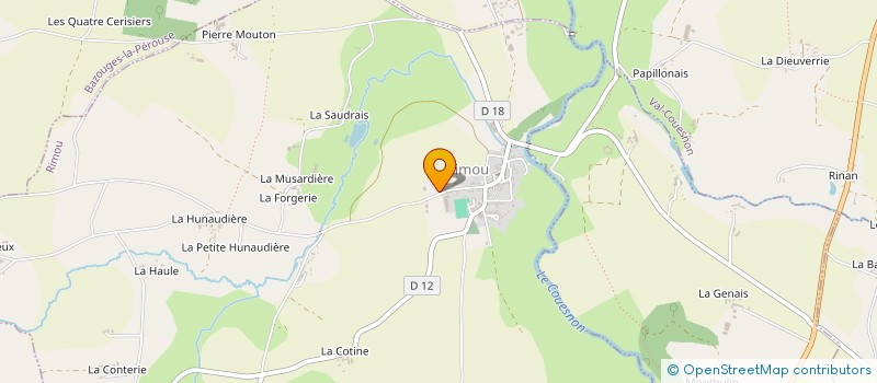 localisation de l'entreprise MONSIEUR GUY GUERAULT  RIMOU