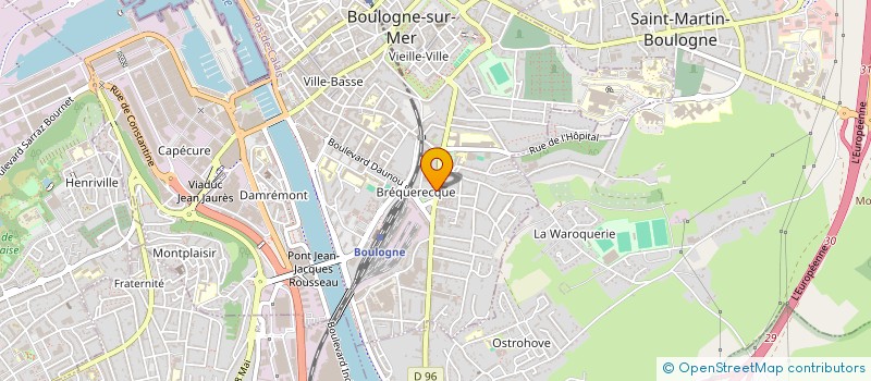 localisation de l'entreprise MONSIEUR GUY GUILBERT à BOULOGNE-SUR-MER