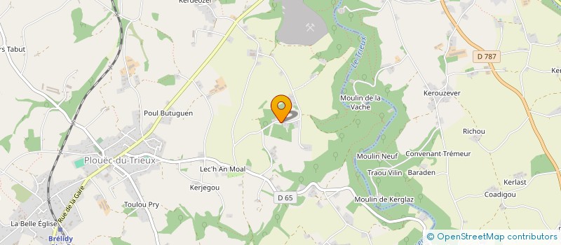 localisation de l'entreprise MONSIEUR GUY GUILCHARD à PLOUEC DU TRIEUX
