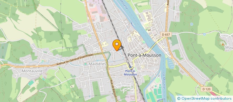 localisation de l'entreprise MONSIEUR GUY HABEN  PONT-A-MOUSSON