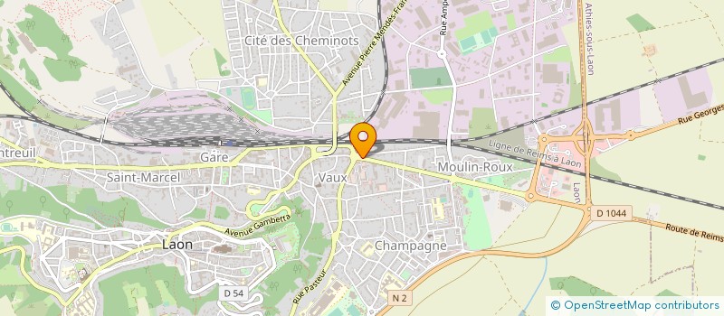 localisation de l'entreprise MONSIEUR GUY HALBMEYER à LAON