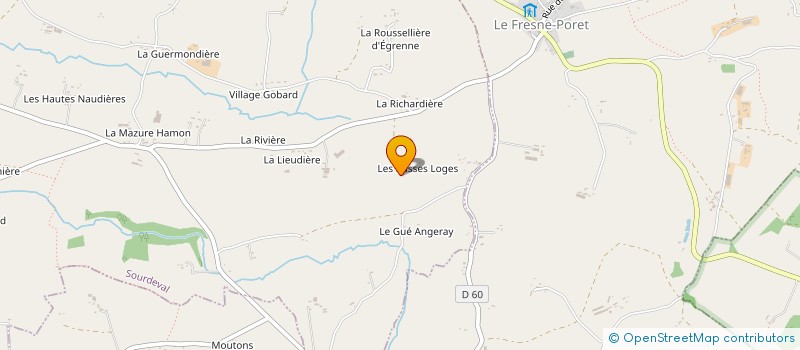 localisation de l'entreprise MONSIEUR GUY HAMEL  SOURDEVAL