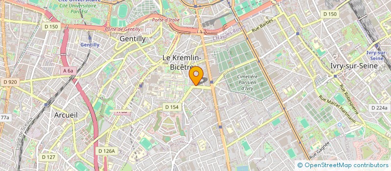 localisation de l'entreprise MONSIEUR GUY HAMON à LE KREMLIN-BICETRE