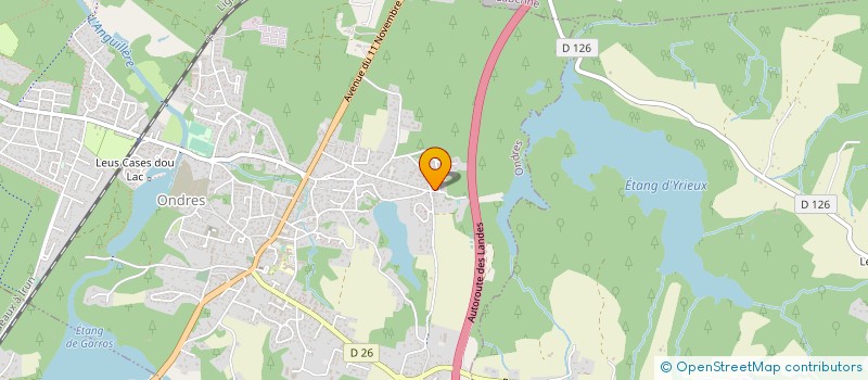 localisation de l'entreprise MONSIEUR GUY HAQUIN  ONDRES