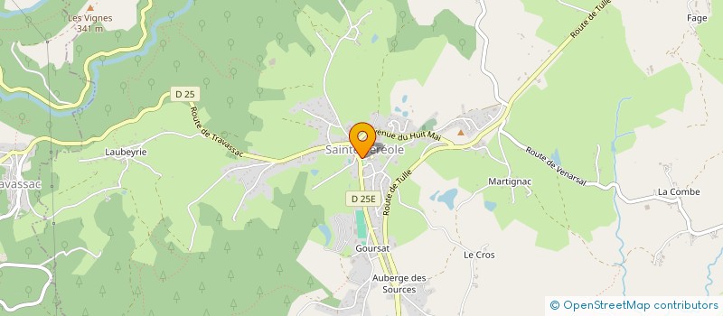 localisation de l'entreprise MONSIEUR GUY HEBRARD  SAINTE-FEREOLE