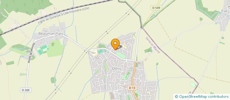 localisation de l'entreprise MONSIEUR GUY HELBERT  OTHIS