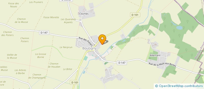 localisation de l'entreprise MONSIEUR GUY HELIX à BOUTIGNY-PROUAIS