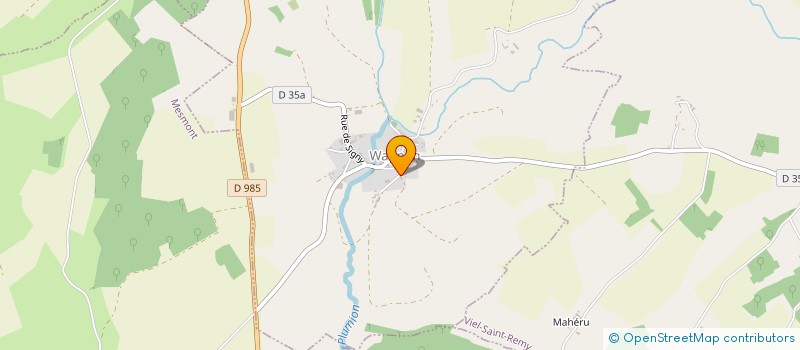 localisation de l'entreprise MONSIEUR GUY HENAUX  PUISEUX