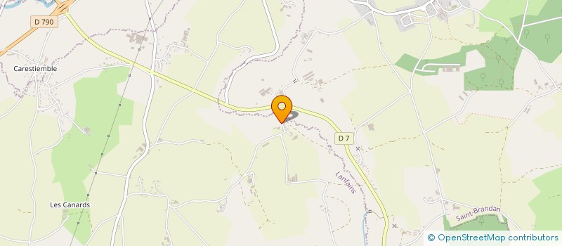 localisation de l'entreprise MONSIEUR GUY HENRY  LANFAINS