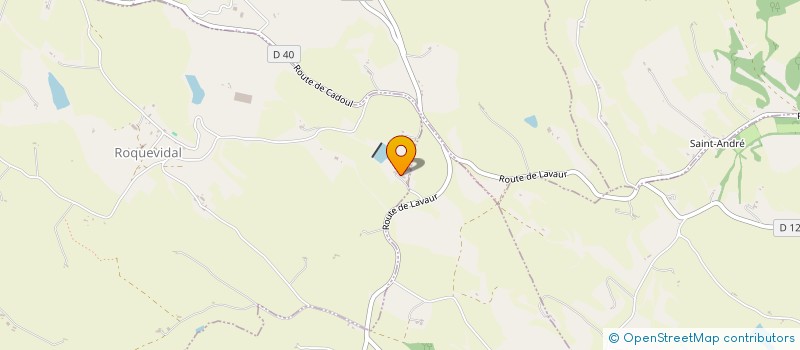 localisation de l'entreprise MONSIEUR GUY HERAILH  ROQUEVIDAL