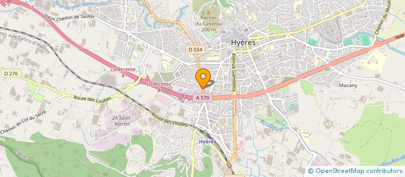 localisation de l'entreprise MONSIEUR GUY HERBAULT à HYERES