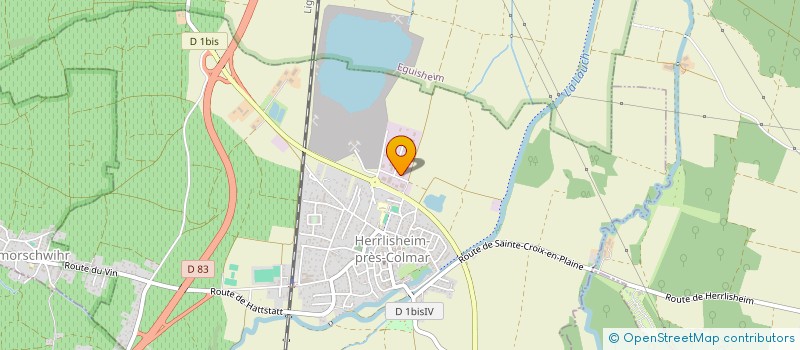 localisation de l'entreprise MONSIEUR GUY HERTZ  HERRLISHEIM-PRES-COLMAR