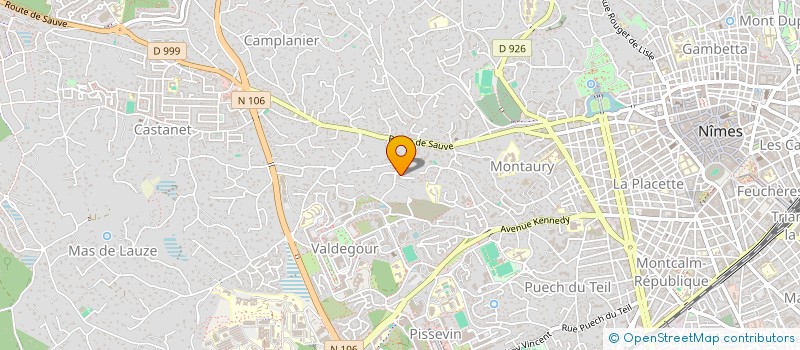 localisation de l'entreprise MONSIEUR GUY-HERVE MONCHENEY à NIMES