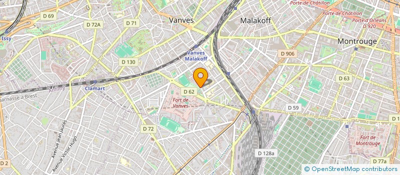 localisation de l'entreprise MONSIEUR GUY HOCDE  MALAKOFF