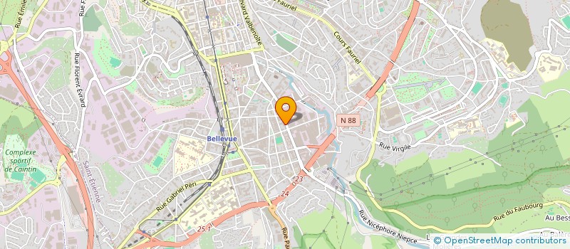 localisation de l'entreprise MONSIEUR GUY HOMETTE  SAINT-ETIENNE