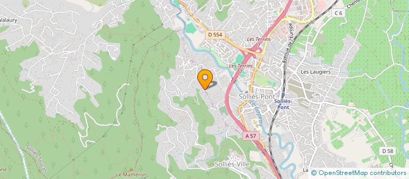 localisation de l'entreprise MONSIEUR GUY HOPFNER  SOLLIES-VILLE