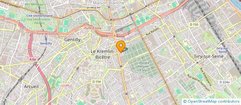 localisation de l'entreprise MONSIEUR GUY HOQUET à LE KREMLIN-BICETRE