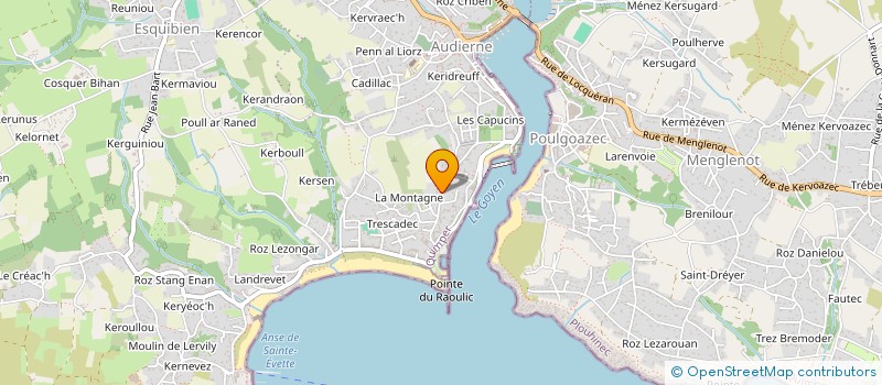 localisation de l'entreprise MONSIEUR GUY HOUART à AUDIERNE