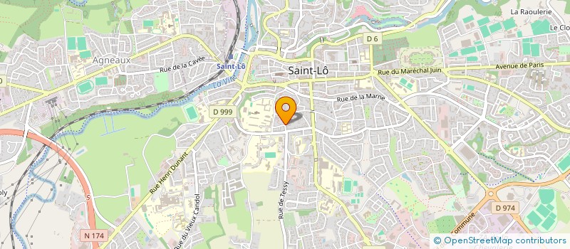 localisation de l'entreprise MONSIEUR GUY HUBERT  SAINT-LO