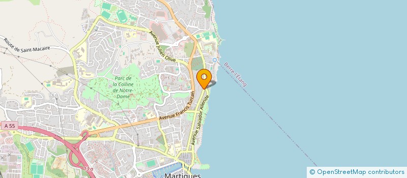 localisation de l'entreprise MONSIEUR GUY HUBERT  MARTIGUES
