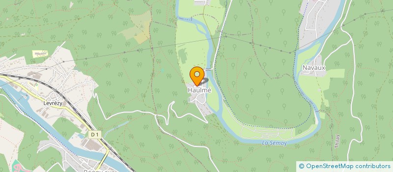 localisation de l'entreprise MONSIEUR GUY HUBERT  HAULME