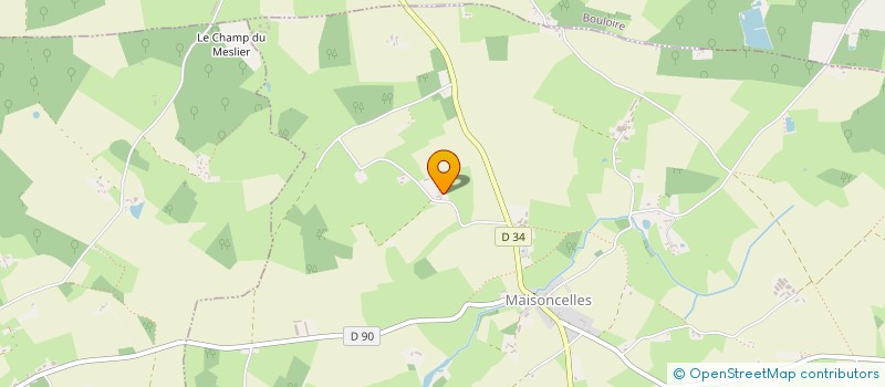 localisation de l'entreprise MONSIEUR GUY HUCHET  MAISONCELLES
