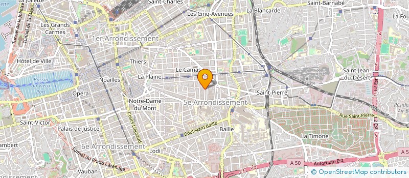 localisation de l'entreprise MONSIEUR GUY HUMBERT  MARSEILLE
