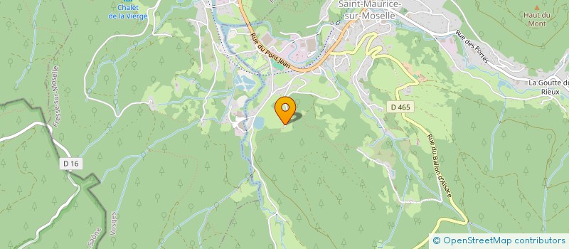 localisation de l'entreprise MONSIEUR GUY HURST à SAINT-MAURICE-SUR-MOSELLE