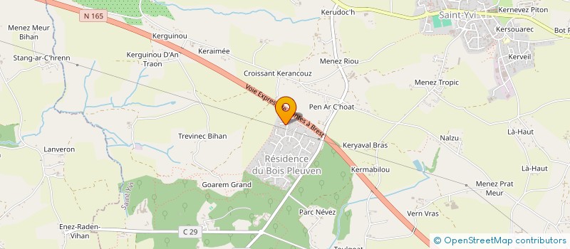 localisation de l'entreprise MONSIEUR GUY HUS  SAINT-YVI