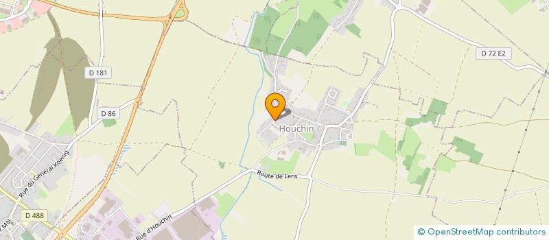 localisation de l'entreprise MONSIEUR GUY ISBLED  HOUCHIN