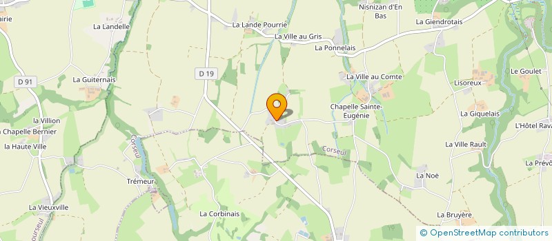 localisation de l'entreprise MONSIEUR GUY JACOB  CORSEUL