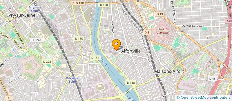 localisation de l'entreprise MONSIEUR GUY JACQUA à ALFORTVILLE