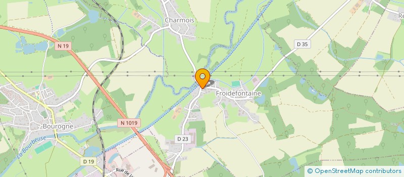 localisation de l'entreprise MONSIEUR GUY JEANNENEZ à FROIDEFONTAINE