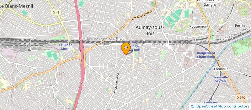 localisation de l'entreprise MONSIEUR GUY JEGOUDEZ à AULNAY-SOUS-BOIS