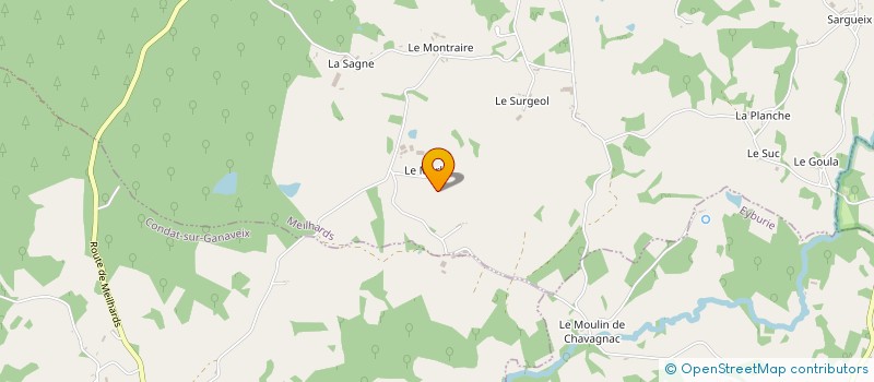 localisation de l'entreprise MONSIEUR GUY JENTY  MEILHARDS