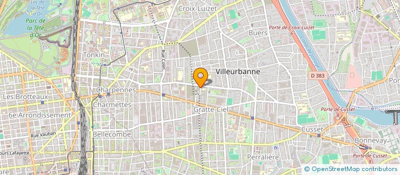 localisation de l'entreprise MONSIEUR GUY JOANDEL à VILLEURBANNE