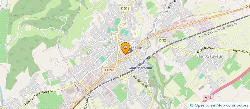 localisation de l'entreprise MONSIEUR GUY JOFFRE  SAINT-MARCELLIN