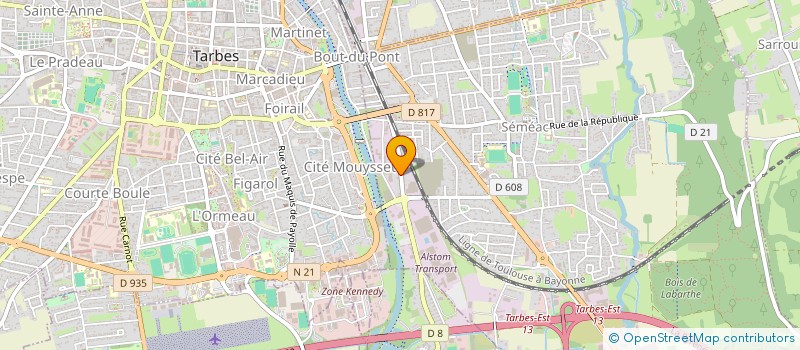 localisation de l'entreprise MONSIEUR GUY JOUANICOU  IBOS