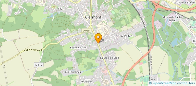 localisation de l'entreprise MONSIEUR GUY JOUBERT à CLERMONT