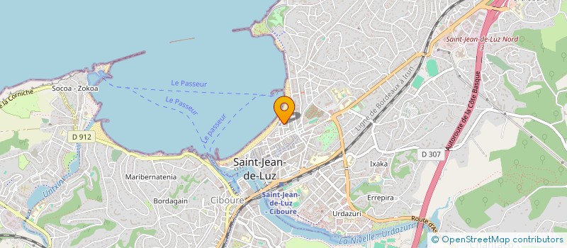 localisation de l'entreprise MONSIEUR GUY JOUBERT à SAINT-JEAN-DE-LUZ