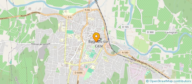 localisation de l'entreprise MONSIEUR GUY JOURDAN à BAGNOLS-SUR-CEZE