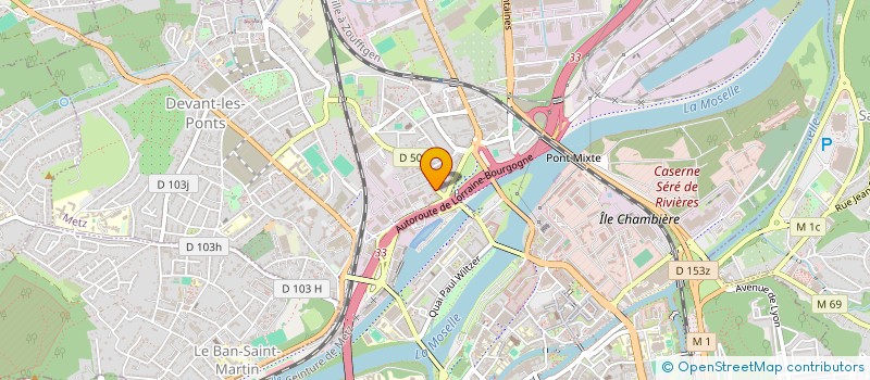 localisation de l'entreprise MONSIEUR GUY JUNG à METZ