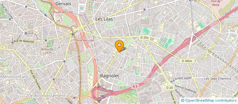 localisation de l'entreprise MONSIEUR GUY JUNIOR MASSENGO à BAGNOLET