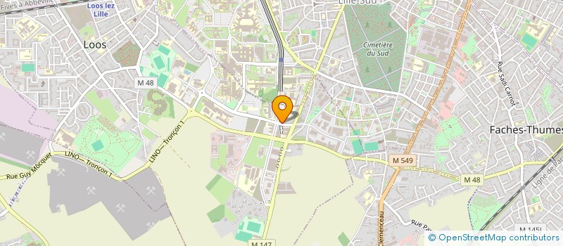 localisation de l'entreprise MONSIEUR GUY JUSKOWIAK  LOOS