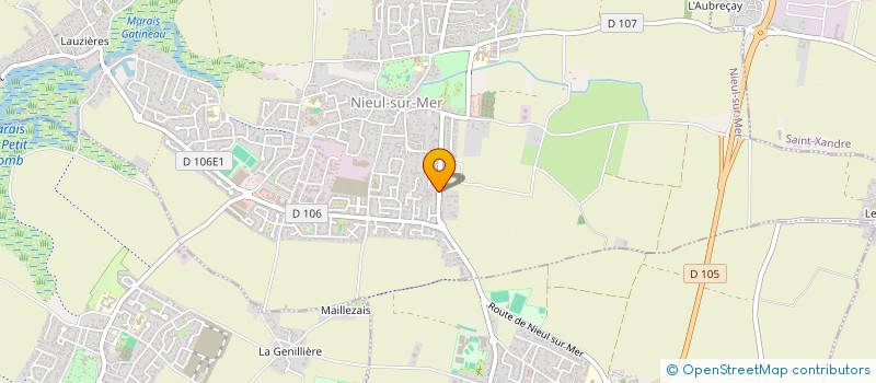 localisation de l'entreprise MONSIEUR GUY JUTEAU  NIEUL-SUR-MER