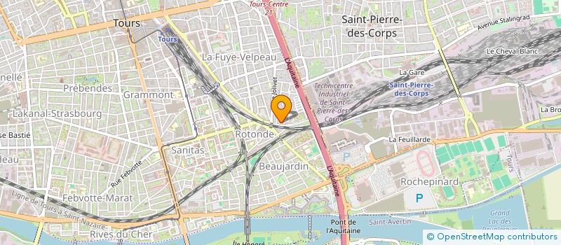 localisation de l'entreprise MONSIEUR GUY KAMDEM  TOURS