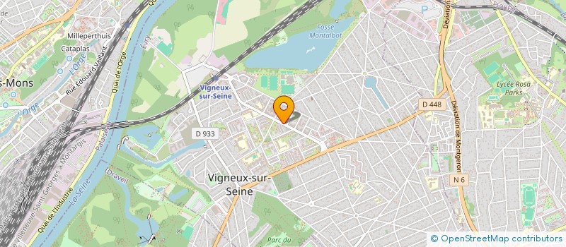 localisation de l'entreprise MONSIEUR GUY KAMGAING  JUVISY-SUR-ORGE